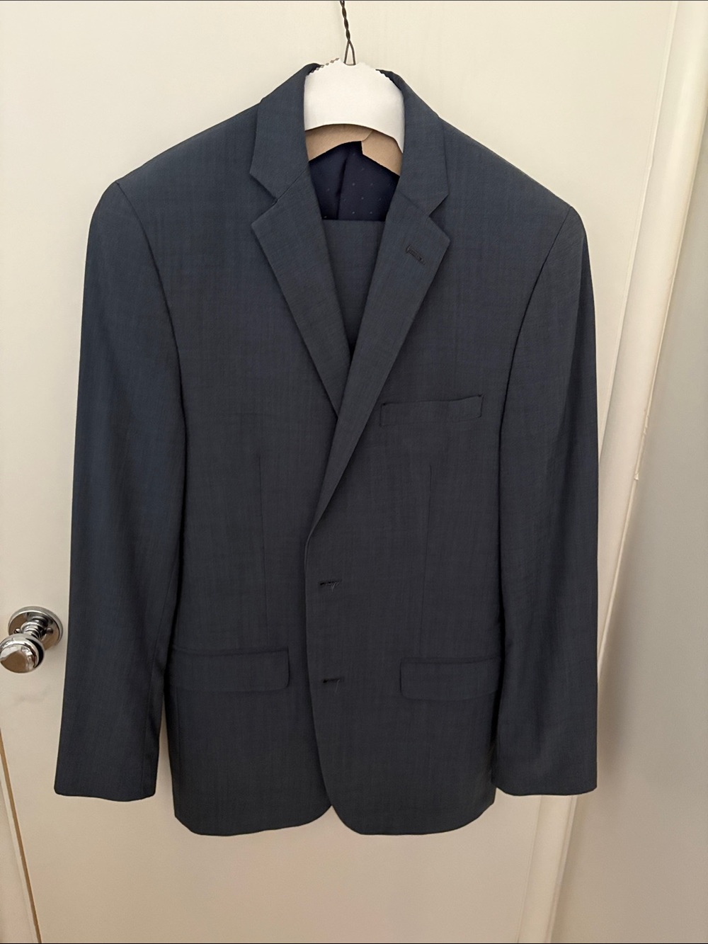 Men's Blue Alfani Suit - Tailored Fit